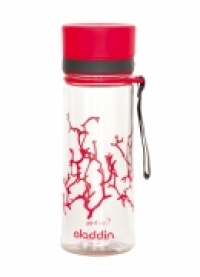 AVEO-Flasche 0,35 l - rot mit Grafik