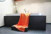 Badetuch 69 x 155 cm -Blume des Lebens-