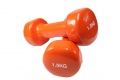 Hantel-Set f�r Herren, 2 x 1,5 kg, orange